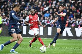 Ligue 1 match between, Paris Saint Germain " PSG and Stade de Reims.