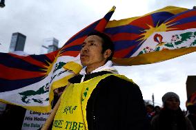 Tibetan National Uprising Day Rally In New York City