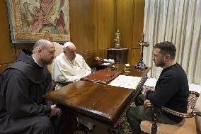 Zelensky Dismisses Pope Francis’ Appeal For Talks With Russia