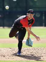 Baseball: Trevor Bauer pitches against U.S. minor leaguers
