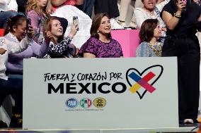 Xochitl Galvez Mexico's Presidential Candidate ‘Women For A Fearless Mexico’ Meeting
