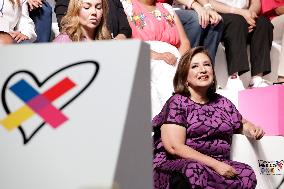Xochitl Galvez Mexico's Presidential Candidate ‘Women For A Fearless Mexico’ Meeting