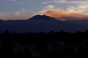 Yellow Popocatépetl Volcanic Alert Traffic Light Continues Phase 2 In Mexico