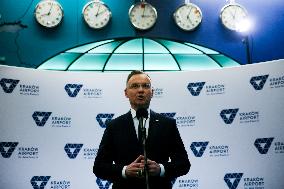 Andrzej Duda's Meeting With The Management Board Of The Association Of Regional Airports