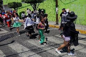 Carnival And Masquerade Festival In San Francisco Culhuacán, Mexico City