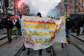 Anti Facists Protest Against French Far Right Party Reconquete