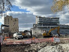 Ryan Field Demolition In Evanston