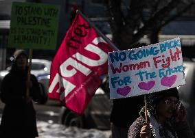 Women For Rights And Empowerment Rally In Edmonton