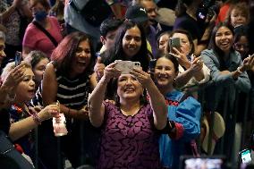 Presidential Candidate Xochitl Galvez Campaigns - Mexico