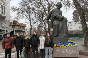 Celebration of 210th anniversary of Taras Shevchenkos birth in Dnipro