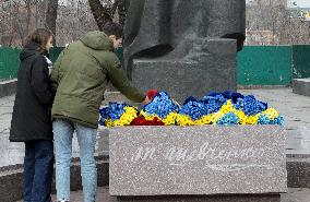 Celebration of 210th anniversary of Taras Shevchenkos birth in Dnipro