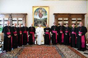 Pope Francis Receives Bishops Of The Marche - Vatican