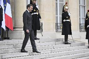 Thailand's PM Srettha Thavisin At The Elysee - Paris