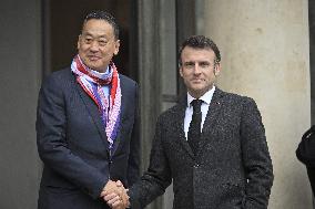 Thailand's PM Srettha Thavisin At The Elysee - Paris