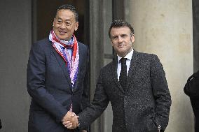 Thailand's PM Srettha Thavisin At The Elysee - Paris