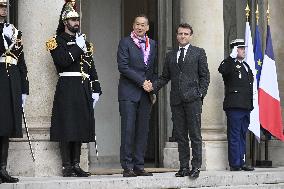 Thailand's PM Srettha Thavisin At The Elysee - Paris