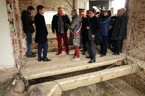 PM Attal Visits A House That Suffered From The Recent Floodings - Pas-de-Calais