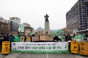 SOUTH KOREA-JAPAN FUKUSHIMA-13TH ANNIVERSARY-PROTEST