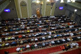 The First Taraweeh Prayer Of Ramadan In Indonesia