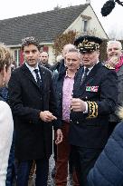 PM Attal on visit in Pas de Calais