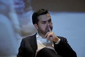 Jorge Álvarez Máynez, Candidate For The Presidency Of Mexico For The Citizen Movement Party, Signing The National Commitment For