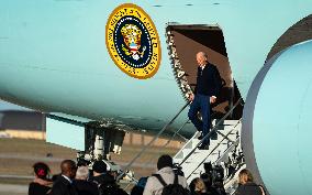 President Biden Arrives at Joint Base Andrews