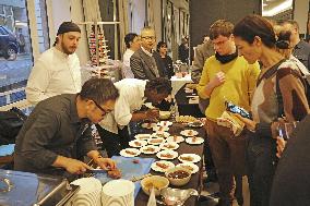 Japanese food fair in Brussels