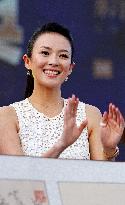 Actress Zhang Ziyi Attends a Celebration Event At A Property in Zhengzhou