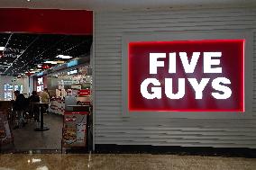 A FIVE GUYS Store in Shanghai