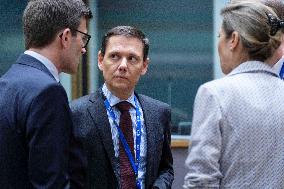 Meeting Of Eurogroup Ministers - Brussels