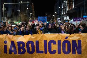 Demonstration For Women's Day - Madrid