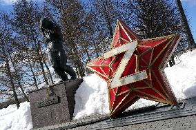 A Kremlin Star bearing Z letter - Moscow