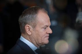 Donald Tusk Prime Minister Of Poland Attends The Special EU Summit