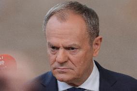 Donald Tusk Prime Minister Of Poland Attends The Special EU Summit