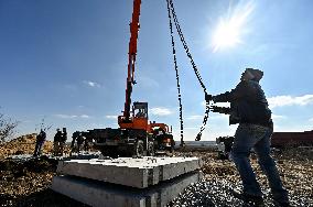 Construction of fortifications continues in Zaporizhzhia