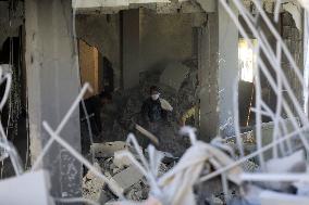MIDEAST-GAZA-ISRAEL-STRIKES-DEATH TOLL