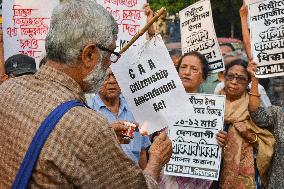 Protest Against Citizenship Amendment Act In India.