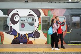 Panda Train in Yantai
