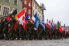 Poland Celebrates 25 Years In NATO