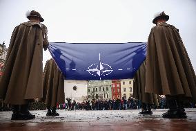 Poland Celebrates 25 Years In NATO