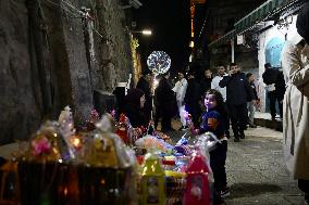 MIDEAST-JERUSALEM-OLD CITY-RAMADAN