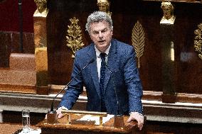 French Parliament debates on security pact with Ukraine - Paris