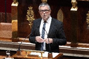 French Parliament debates on security pact with Ukraine - Paris