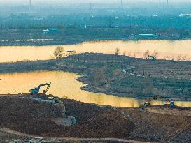 Heilongtan Reservoir Reinforcement Project Construction in Lianyungang