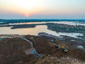 Heilongtan Reservoir Reinforcement Project Construction in Lianyungang