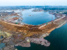 Heilongtan Reservoir Reinforcement Project Construction in Lianyungang