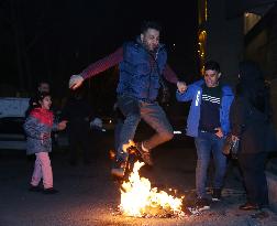 IRAN-TEHRAN-FIRE FESTIVAL