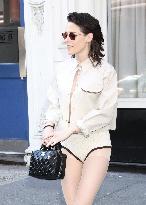 Kristen Stewart Steps Out In Underwear And High Heels - NYC