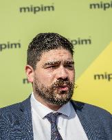 Guillaume Kasbarian Visits The MIPIM Trade Fair - Cannes
