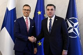 Georgia's Foreign Minister Ilia Darchiashvili visits Finland